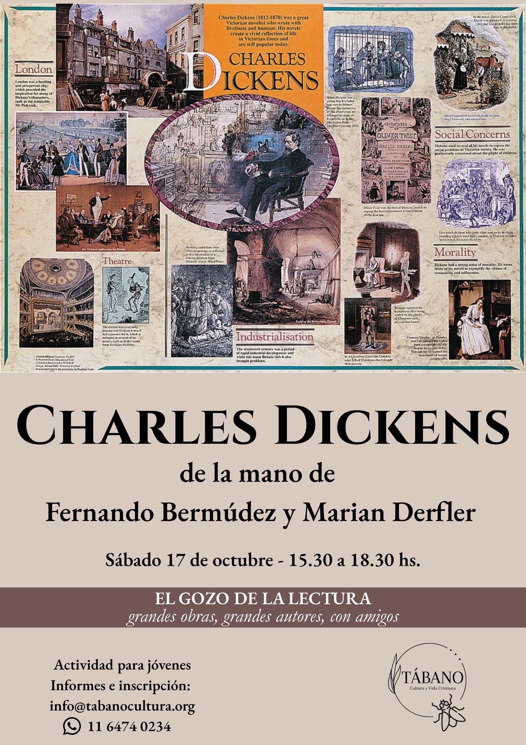 Encuentro sobre Charles Dickens - El gozo de la lectura